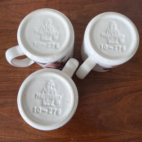 3 Vtg. Pfaltzgraff Movie Star Mugs Actors John Wayne Humphrey Bogart Clark Gable - Picture 12 of 15